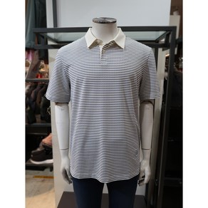 [PAT] 남성 여름 폴리 혼방 스트라이프 반팔 카라 티셔츠 QK35102-809