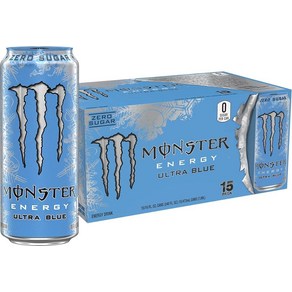 몬스터 에너지 울트라 블루 473ml 15캔 148291, 15 Pack