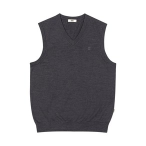 [닥스] 남성 베스트 20 워셔블 울 솔리드 브이넥 그레이 DKW1SWVE150 G1 VEST