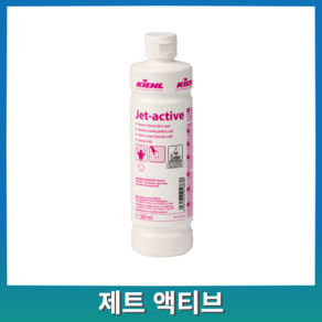 Jet-active 제트액티브 500ml 키엘 유리 주방 석회질 기름때 물때 찌든때 제거용 집중 세정제 산성 에코라벨, 1개