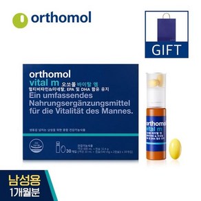 오쏘몰 바이탈 M남 1박스 30병+ 쇼핑백 1장, 오쏘몰 바이탈 M남) 1박스 총30병), 없음, 1개