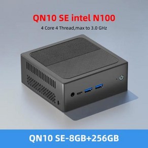 TexHoo 미니 PC 인텔 셀러론 N100 코어 i3 i5 AMD Ryzen 7 5800 Ryzen 5 5500U NUC 데스크탑 게이밍 컴퓨터 DDR4 DDR5 WIFI5 BT, 없음, 8GB, 2) N100 8GB 256GB, 없음, 없음