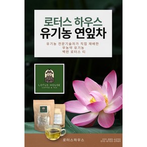 연잎차 무농약 유기농 연잎차 전통차 국내산 티백, 1세트, 10개입, 17g