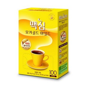 맥심 모카골드 블랙 무설탕 0.9x100T 동서식품, 900mg, 100개입, 1개, 900mg