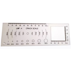 엘엔피 국산 크랙측정기 LNP-4 크랙게이지 균열게이지 LNP4 콘크리트균열측정기 크랙자 크랙측정 토탈공구, 1개