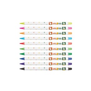 [3개묶음] 미피 슬림색연필 2mm 10colo 동아 미니색연필 미술색연필 pc0*548Yj, 초록