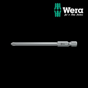 WERA 베라 수공구 851/4 Z bits 십자 비트 낱개 PH2 x 127mm (059785), 1개