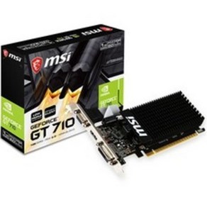 MSI 지포스 GT710 D3 1GB LP V2, MSI 지포스 GT710 D3 1GB LP 무소음 V2