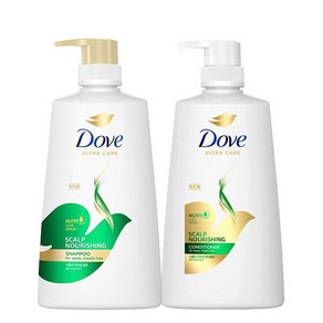도브 스킬프 너리싱 샴푸 680ml + 컨디셔너 660ml, 1개