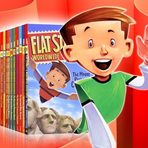 [달콤서점]국내 당일발송 플랫 스탠리 세트 Flat Stanley 영어원서 음원제공