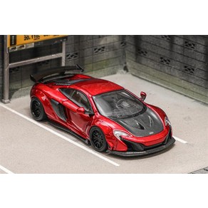 스타 모델 자동차 다이캐스트 LBWK LB Woks MCL 650S 1 64, Metallic Red Odina, 1개