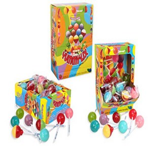 Yummy Lix Goumet 9 Flavo Mix Lollipops (Pack of 24) Yummy Lix Goumet 9 맛 믹스 막대사탕 (24개 팩), 1개