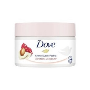 도브 Dove Cream Shower Scrub 독일 석류 & 시어버터 크림 샤워 필링 바디스크럽 225ml