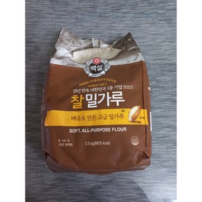 CJ 제일제당 백설 찰밀가루, 2.5kg, 1개