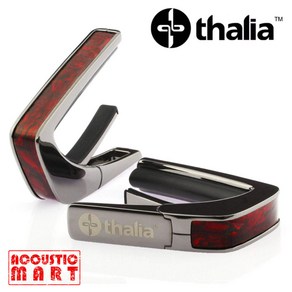 Thalia 탈리아 카포 블랙 크롬 Capo with Cimson Paua Inlay / Black Chome CB200, 1개