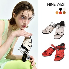 [NINEWEST] 2024SS 나인웨스트 인타임 양가죽 투웨이 샌들(NW049)