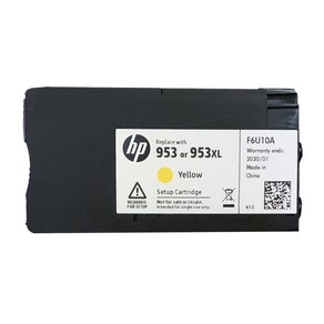 HP HP953 초기장착용 칼라 정품번들잉크 유럽용 국내기종호환불가 NO.953 HP8710 HP8210 HP7740 HP8730 HP8720, 3. 노랑정품번들잉크, 1개