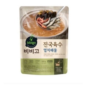 비비고 진국육수 멸치해물, 500g, 6개