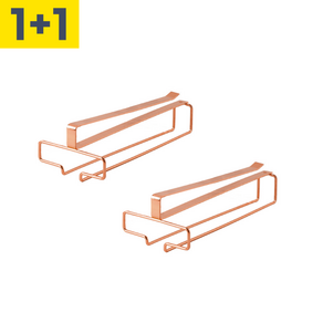 스틸 와인잔 걸이 거치대 4가지 색상, 1단, 2개, 로즈골드