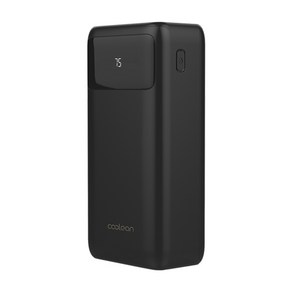 쿨린 고속충전 대용량 보조배터리 50000mAh MS-0350, 블랙 20W (케이스 별도)