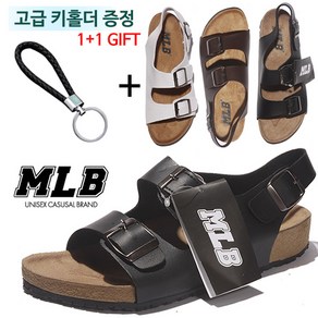 MLB [1+1EVENT] 230~295mm 남녀공용샌들 슬리퍼 샌달 커플 여름 SANDALS