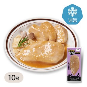 [햇살닭] 더 촉촉한 닭가슴살 스위트갈릭맛 1kg(100gx10팩), 100g, 10개