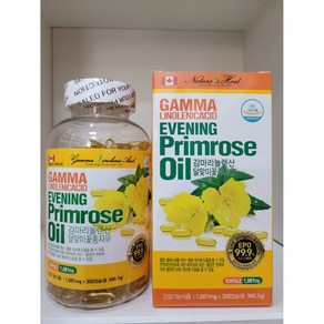 CANADA EVENING PRIMROSE OIL 감마리놀렌산 달맞이꽃종자유 99.9% 300정, 1개