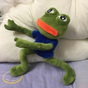 별의 커비 메타나이트 웨이들디 몰포나이트 디디디대왕 대형 인형 키링 굿즈 45cm 동물 슬픈 개구리 플러시 장난감 베개 마술 표현 페페 소녀 소년 생일 선물, [01] 파란, 1개