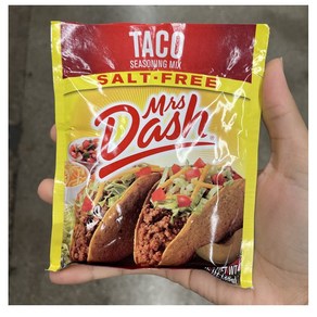 Ms Dash Taco Seasoning Mix Salt Fee 미세스대쉬 타코 시즈닝 믹스 솔트 프리 1.25oz(35g) 10팩, 35g, 10개