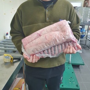 제주 돈마호크 흑돼지 프렌치랙 바베큐 통 프렌치렉 캠핑고기, 흑돼지 (통)프렌치랙 3.6kg (9~12대), 1박스