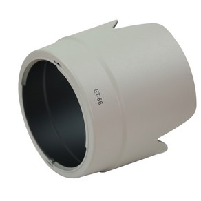 1pcs 블랙화이트 ET86 렌즈 후드 캐논 EF 70200mm f2.8L IS USM, White, 1개