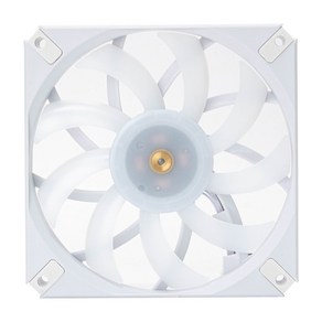 컴튜 ICE 12015 슬림 쿨링팬 WHITE LED 컴퓨터 시스템 팬 쿨러, 1개