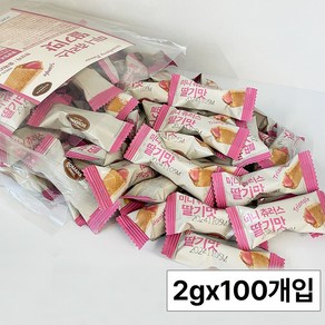 로마나 미니츄러스 딸기맛 맛있는 삼각 미니 딸기 스틱 대용량 과자 (개별 포장) 사무실 탕비실 포켓 간식, 1개, 200g