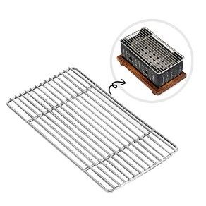 직사각 미니 석쇠 (직사각 미니화로 전용) 스텐 그릴망 불판 캠핑 야외 바베큐, 1개