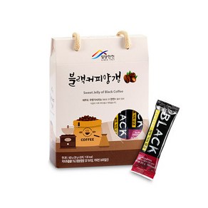 밀양한천 블랙커피양갱, 400g, 2박스