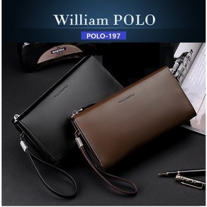 WilliamPOLO(윌리엄폴로) 남성클러치백 남자 손가방 맨스백 197