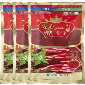 [영양농협]안심영양 고춧가루 김치용 보통맛 3kg, 1개