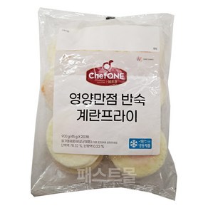 쉐프원 영양만점 반숙 계란프라이, 1개, 900g