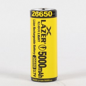 엑스레이저 충전지 26650 배터리 5000mAH, 1개, 1개입