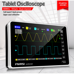 NEW FNIRSI 1013D 오실로스코프 듀얼 채널 100MHz 1GS 정품보장