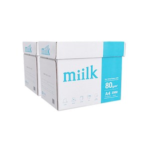 밀크 복사용지 A4 80g, 5000매