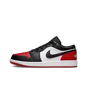 [NIKE]나이키_남녀공용_에어 조던 1 로우_AIR JORDAN 1 LOW_운동화_블랙/레드_553558-161