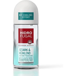 Hidofugal 하이드로퓨갈 스트롱 앤 쿨링 롤-온 데오드란트, 1개, 50ml