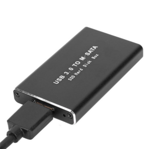 MSATA-USB 3.0 SSD 인클로저 30X50mm 30X30mm MSATA SSD용 외장형 하드 드라이브 디스크 박스 보관 케이스 어댑터