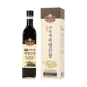 인산가 서목태 죽염 간장 500ml 죽염본가 인산죽염, 1개