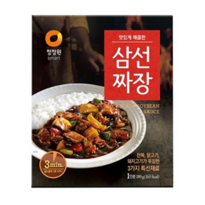 청정원 매콤한 삼선 짜장, 180g, 20개