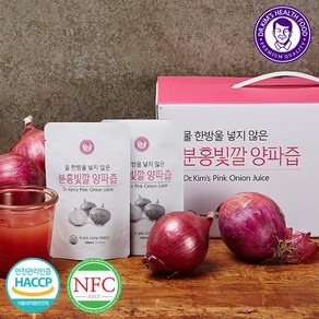 [김재식헬스푸드] 분홍빛깔양파즙 100ml 60팩 (2박스), 3L, 2개