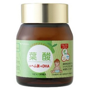 organic madonna 엄마의 서플리먼트 엽산 + 헴철 DHA 타블렛