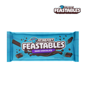 [Feastables MBeast Chocolate Ba] 피스터블 미스터 비스트 초콜릿 미국 유투버 초콜렛 07 다크 초콜릿 60g, 1개