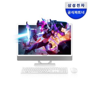 삼성전자 올인원 일체형 PC 프로스트 화이트 DM530ADA-L15AH (셀러론-6305 60.5cm WIN11 RAM 4GB SSD 128GB), WIN 11